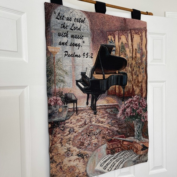 Music Room Verse Tapestry - Picture 4 of 4